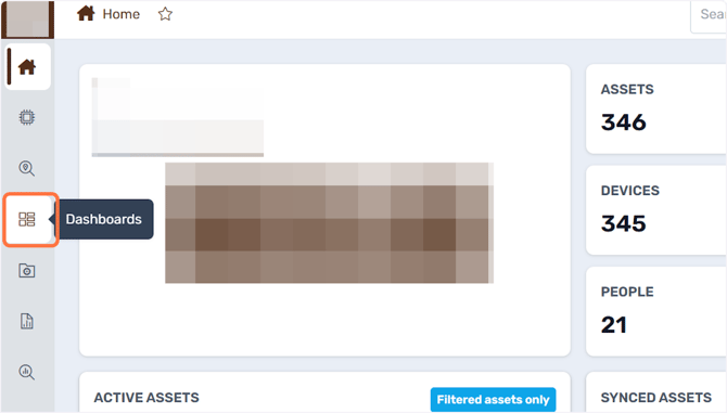 Click on Dashboards